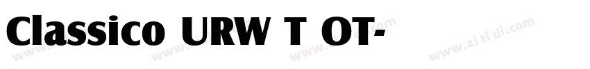 Classico URW T OT字体转换